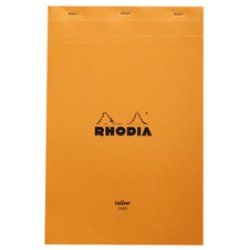 RHODIA Bloc agrafé No. 19 Yellow, A4 , ligné, orange