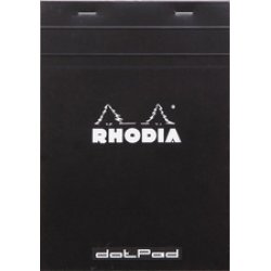 RHODIA Bloc-notes agrafé "dotPad", A5, pointillé, noir