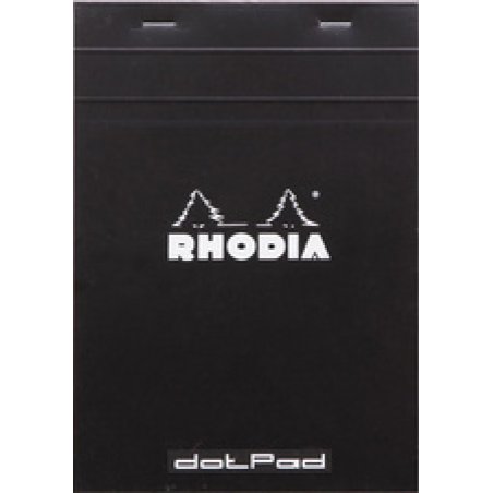 RHODIA Bloc-notes agrafé "dotPad", A5, pointillé, noir