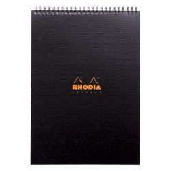 Rhodia 19920C writing notebook A4 80 sheets Black