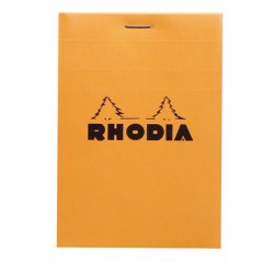 Rhodia N°12 bloc-notes 80 feuilles Orange