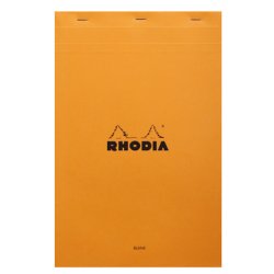 Rhodia 19000C bloc-notes A4 80 feuilles Orange