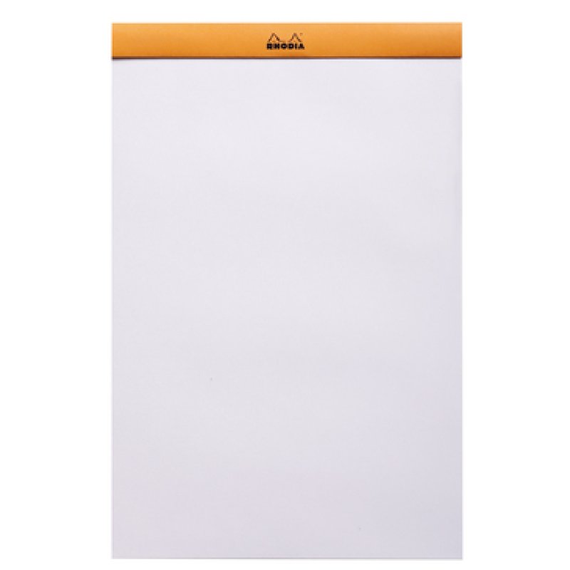 RHODIA Bloc agrafé No. 19, format A4 , uni, orange