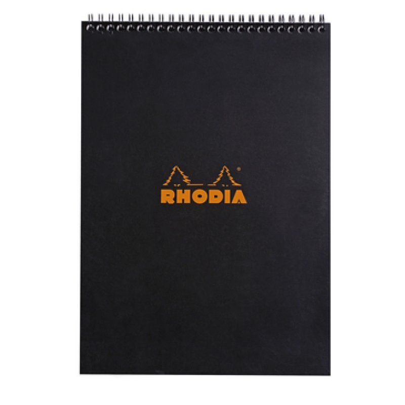 Rhodia 185009C writing notebook A4 80 sheets Black