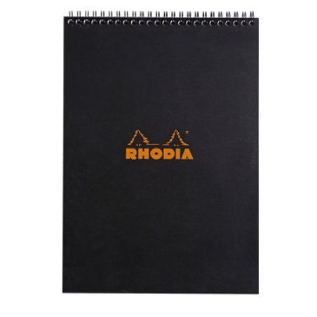 Rhodia 185009C writing notebook A4 80 sheets Black