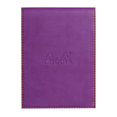 RHODIA Porte-bloc bloc No. 12, 95 x 130 mm, ligné, violet