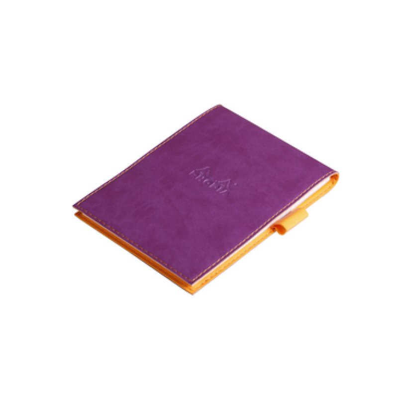 RHODIA Porte-bloc bloc No. 12, 95 x 130 mm, ligné, violet