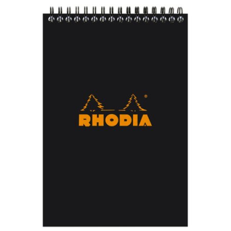Rhodia 165009C writing notebook A5 80 sheets Black
