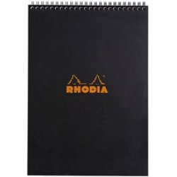 RHODIA Bloc spiralé No. 18, format A4, pointillé dot, noir