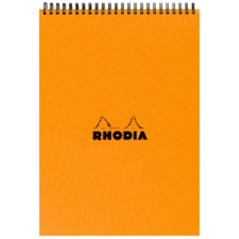 RHODIA Bloc spiralé No. 18, format A4, pointillé dot, noir