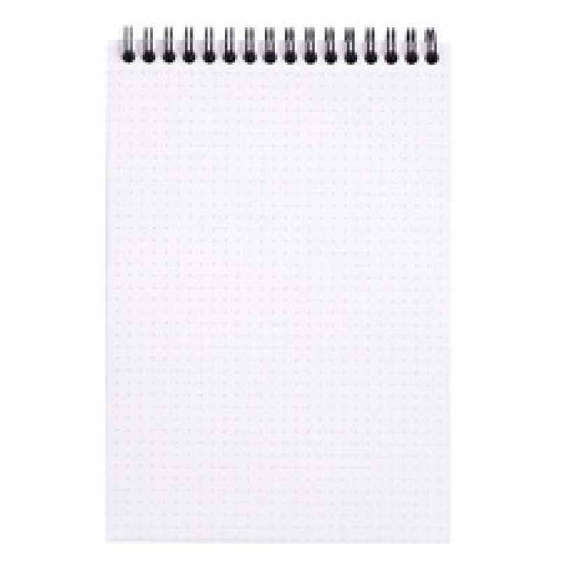 RHODIA Bloc spiralé No. 16, format A5, pointillé dot, noir