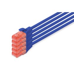 Digitus Câbles à paires CAT 6 U-UTP - LSZH, 5 pièces