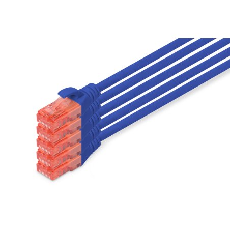 Digitus Câbles à paires CAT 6 U-UTP - LSZH, 5 pièces