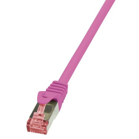 LogiLink Cat6 S/FTP, 10m networking cable Pink S/FTP (S-STP)