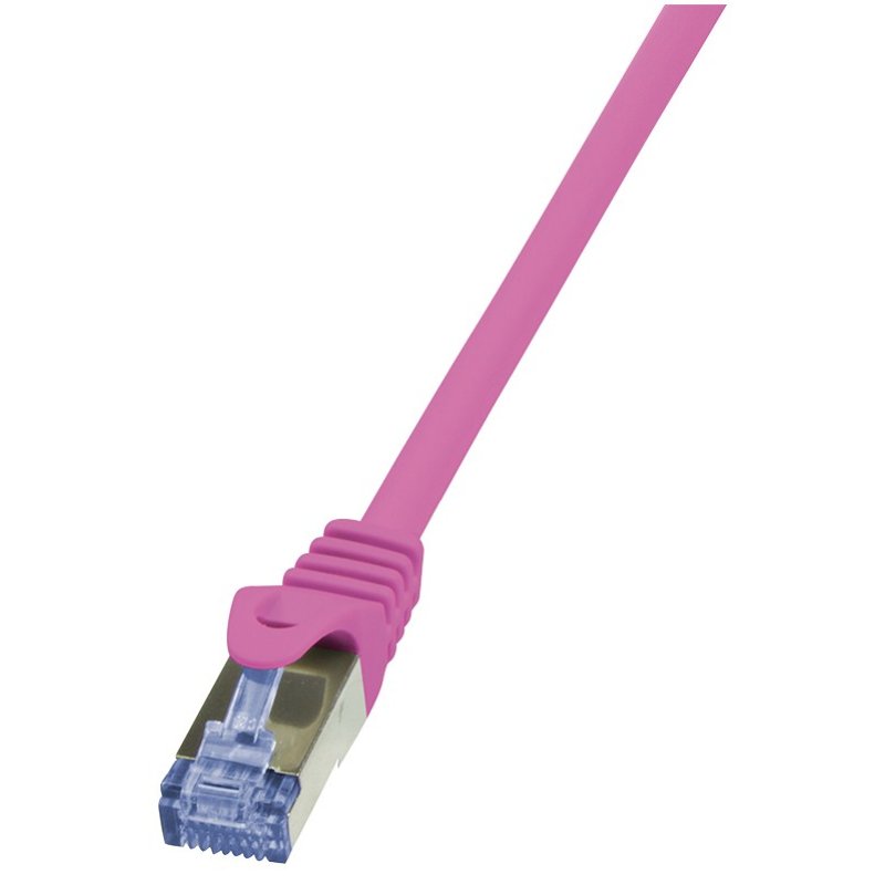 LogiLink Cat6a S/FTP, 2m câble de réseau Rose S/FTP (S-STP)