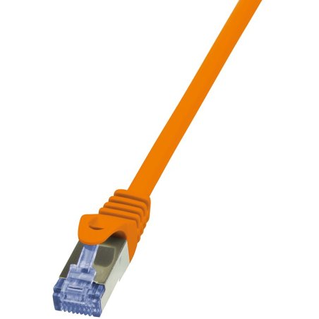 LogiLink Cat6a S/FTP, 5m networking cable Orange S/FTP (S-STP)