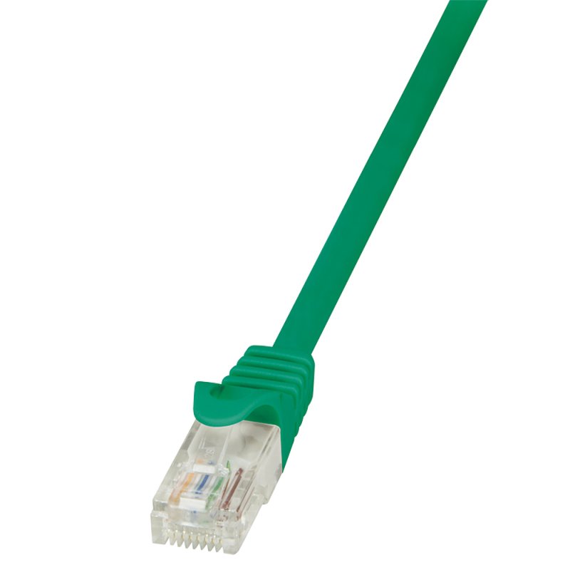 LogiLink 3m Cat.5e U/UTP câble de réseau Vert Cat5e U/UTP (UTP)