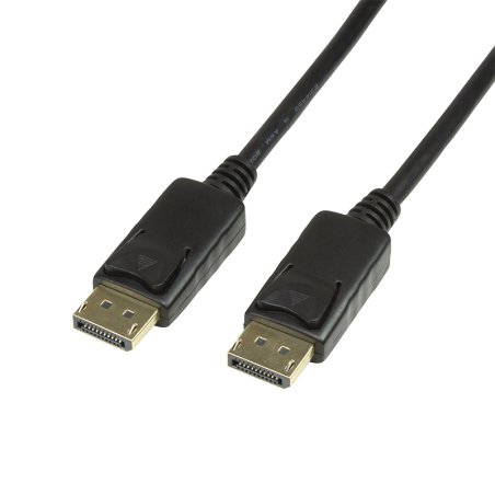 LogiLink CV0077 câble DisplayPort 10 m Noir