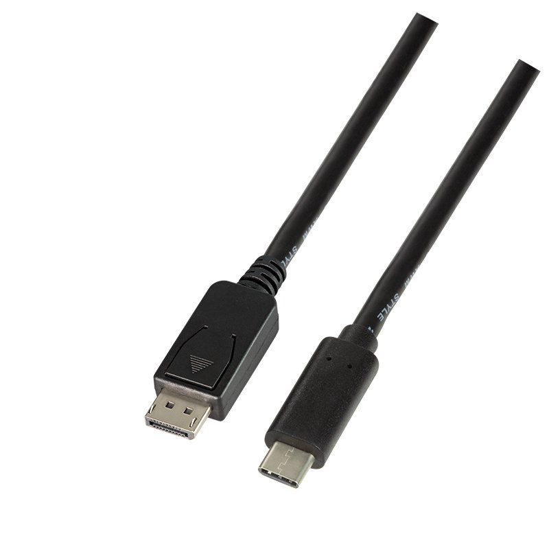 LogiLink Câble de connexion USB-C - DisplayPort, 3,0 m, noir