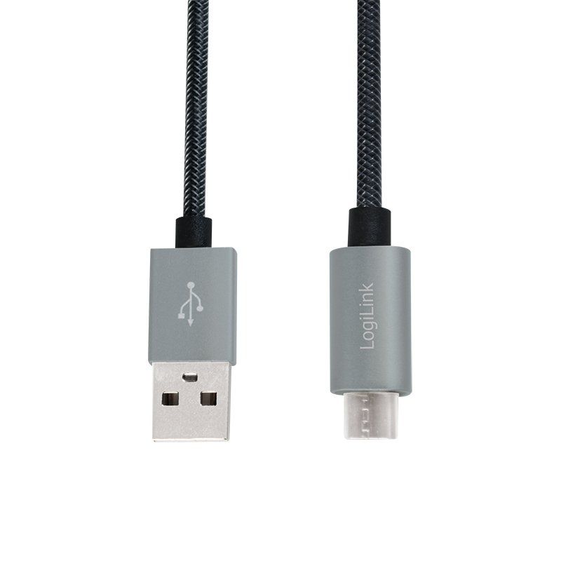 LogiLink Câble de charge & données, USB-micro USB mâle, 1,0m
