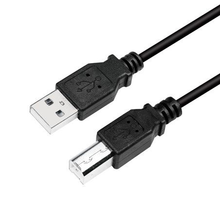 LogiLink Câble USB 2.0, USB-A - USB-B, 5,0 m, noir