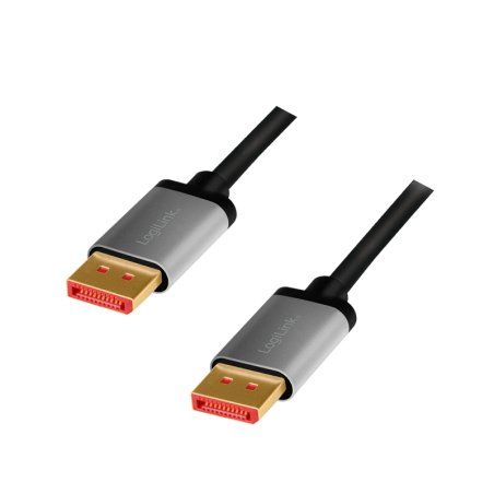 LogiLink Câble DisplayPort 1.4, fiche mâle - mâle, 2,0 m