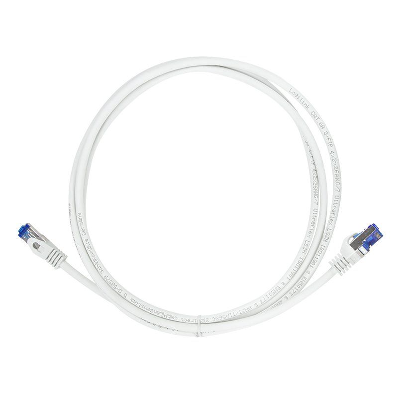 LogiLink C6A111S networking cable White 20 m Cat6a S/FTP (S-STP)