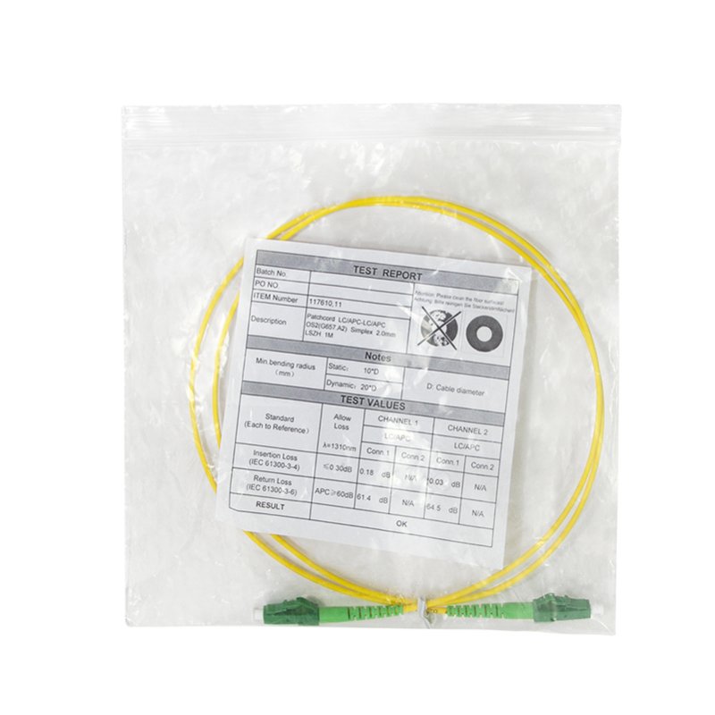 LogiLink FPSLC01 InfiniBand/fibre optic cable 1 m LC Yellow