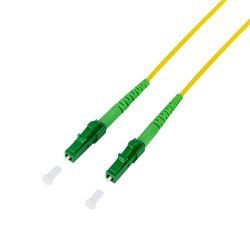 LogiLink FPSLC02 câble InfiniBand et à fibres optiques 2 m LC Vert, Jaune