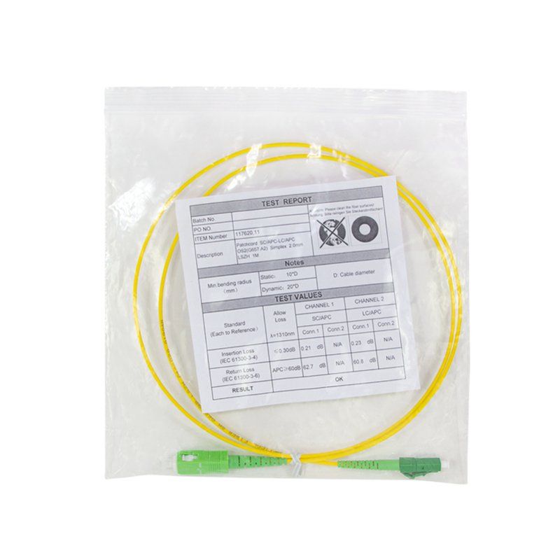 LogiLink FPSLS01 InfiniBand/fibre optic cable 1 m SC LC Yellow