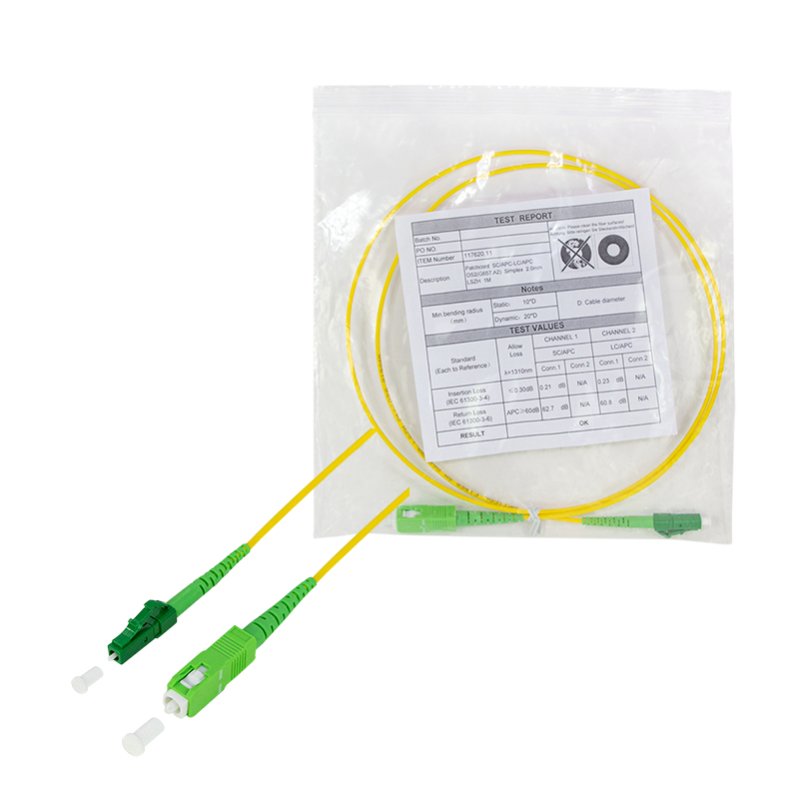 LogiLink FPSLS01 câble InfiniBand et à fibres optiques 1 m SC LC Jaune