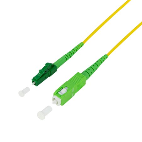 LogiLink Câble batch fibre optique, OS2, 2,0 m, jaune