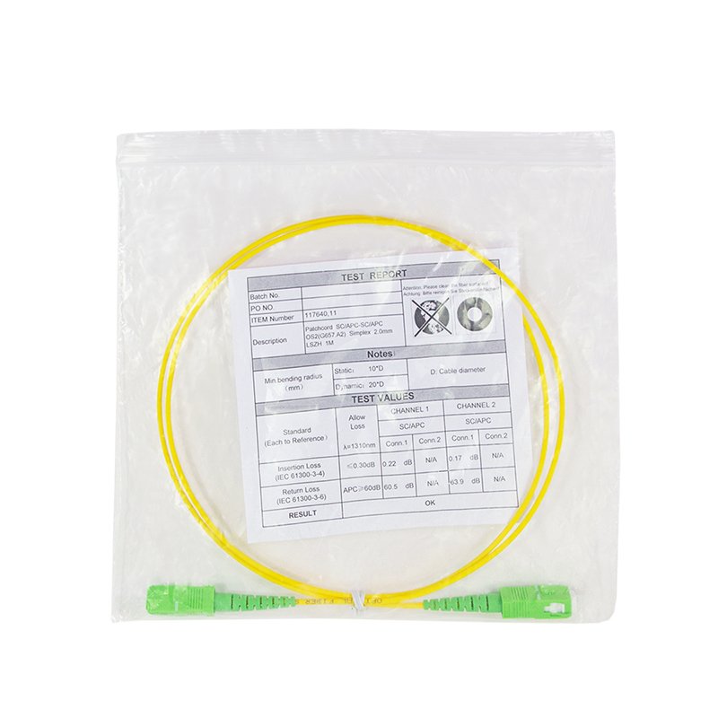 LogiLink FPSSC01 câble InfiniBand et à fibres optiques 1 m SC Jaune