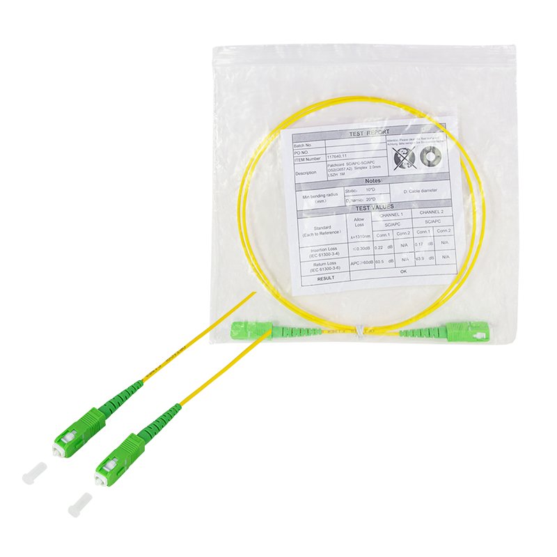 LogiLink Câble patch à fibre optique, 2x SC-Simplex, jaune