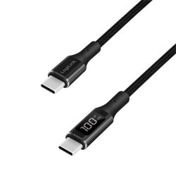 LogiLink Câble de chargement USB 2.0, C mâle - C mâle, 1,0 m