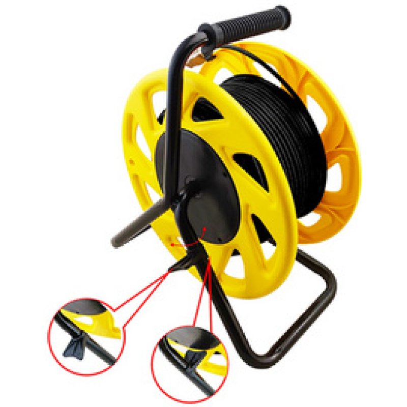 LogiLink CQ4060S - Cat.7 Kabeltrommel Cat.6a Buchse S/FTP 60 m - Netzwerk - CAT 7 cable/RJ45 plug