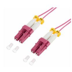 LogiLink FS4LC05 câble InfiniBand et à fibres optiques 5 m LC LC/UPC Violet