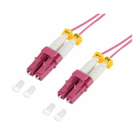 LogiLink FS4LC05 InfiniBand/fibre optic cable 5 m LC LC/UPC Violet