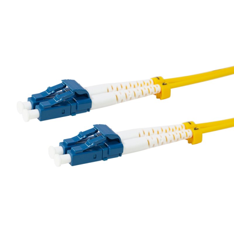 LogiLink FP0LC50 câble InfiniBand et à fibres optiques 50 m LC Bleu, Jaune