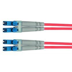Telegärtner LC/LC, 50/125, OM3, 3m câble InfiniBand et à fibres optiques Rouge