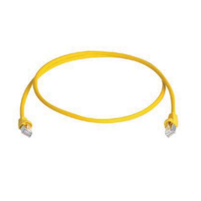 Telegärtner CAT6a, 25m networking cable Yellow S/FTP (S-STP)