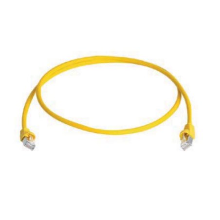 Telegärtner CAT6a, 25m networking cable Yellow S/FTP (S-STP)