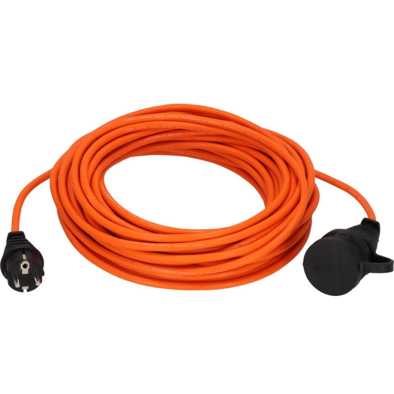 Brennenstuhl 1169950 power extension 25 m 1 AC outlet(s) Outdoor Orange
