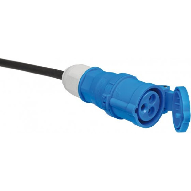 Brennenstuhl 1167650110 power extension 10 m 1 AC outlet(s) Outdoor Black, Blue