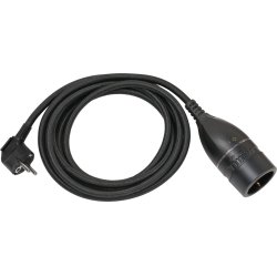 Brennenstuhl 1161830030 power cable Black 5 m Power plug type E F Barrel type N
