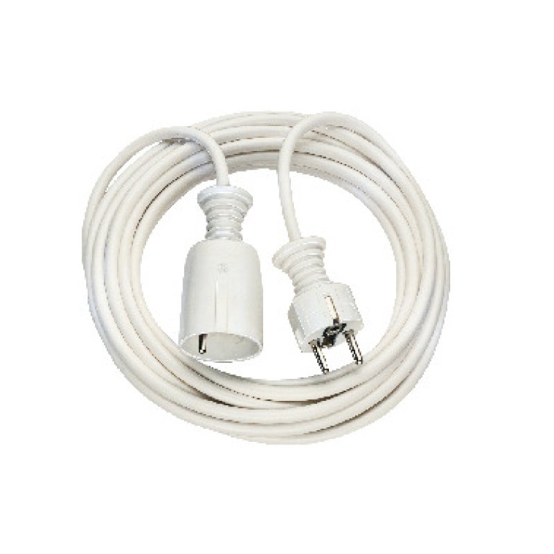 brennenstuhl Rallonge électrique, plastique, blanc, 5 m