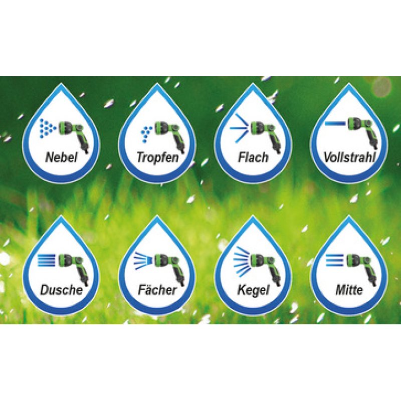 BRÜDER MANNESMANN Lance d'arrosage, vanne à pouce, (L)880 mm