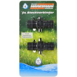 BRÜDER MANNESMANN Connecteur de tuyau pour set de raccord