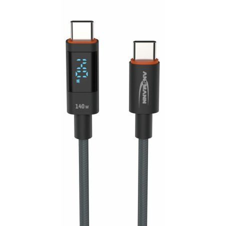 Ansmann 1700-0171 câble USB USB 2.0 2 m USB C Anthracite