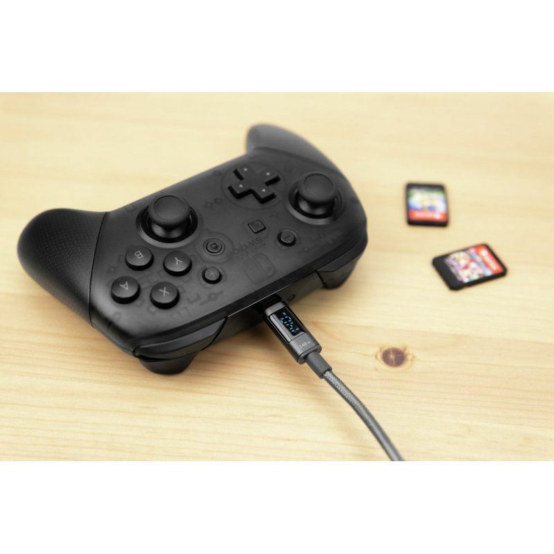 Ansmann 1700-0171 USB cable USB 2.0 2 m USB C Anthracite